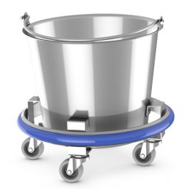 Medical Kick Bucket - Stainless Steel - Francehopital